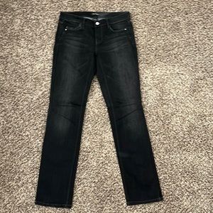 White House Black Market Women's Black Straight Leg Jeans